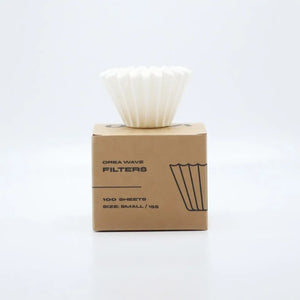 Orea 01 - Filtri WAVE nella confezione con 100 filtri per caffè artigianale e specialty coffee - Garage Coffee Bros.