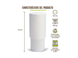 Manual aluminum capsule recycler for Nespresso compatible coffee pods with a minimalist design