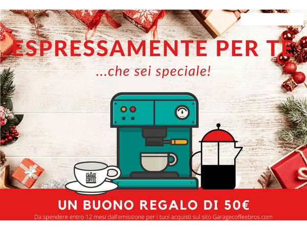 Buono Regalo - Caffè Specialty Artigianale tostato da Garage Coffee Bros.